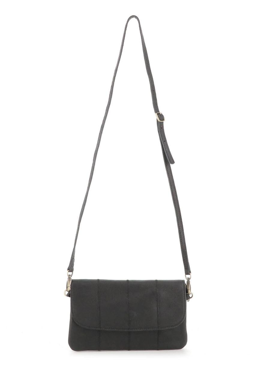double-tree-mini-sac-bandouli-re-cuir-souple-noir-magn-tique image 4
