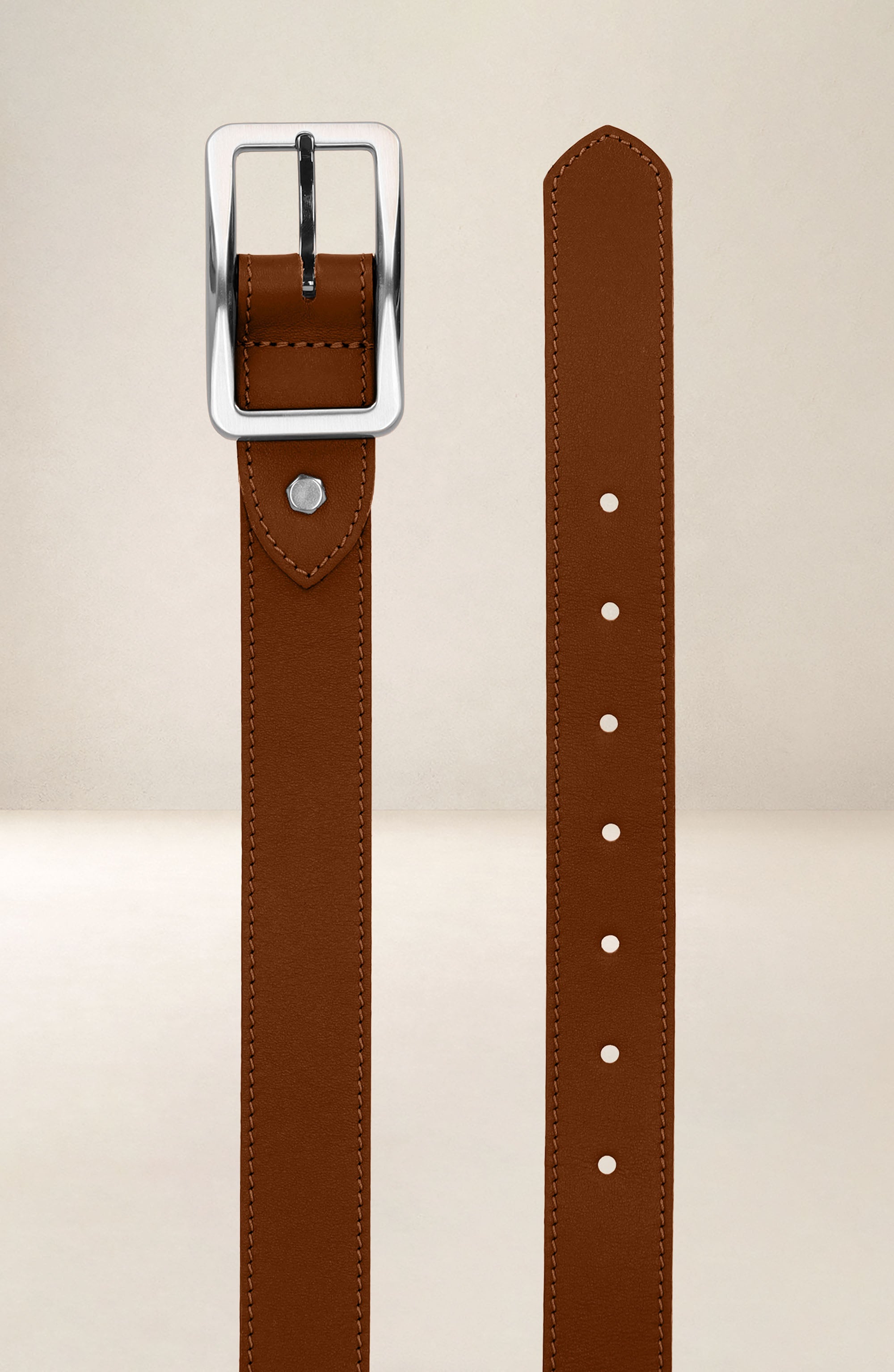 les-ateliers-four-s-pivoine-ceinture-femme-cuir-marron-90-cm image 7