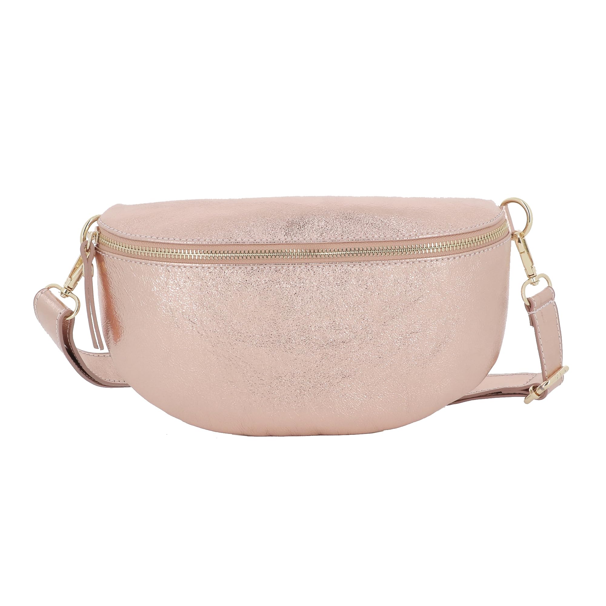 double-tree-sac-banane-cuir-iris-bandouli-re-femme-dor image 8