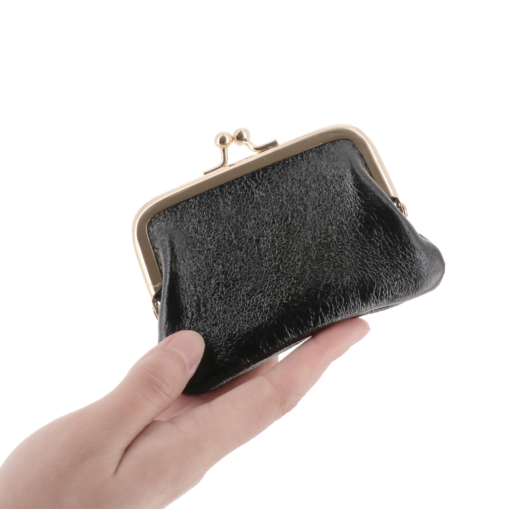 double-tree-petit-porte-monnaie-cuir-iris-femme-noir image 3