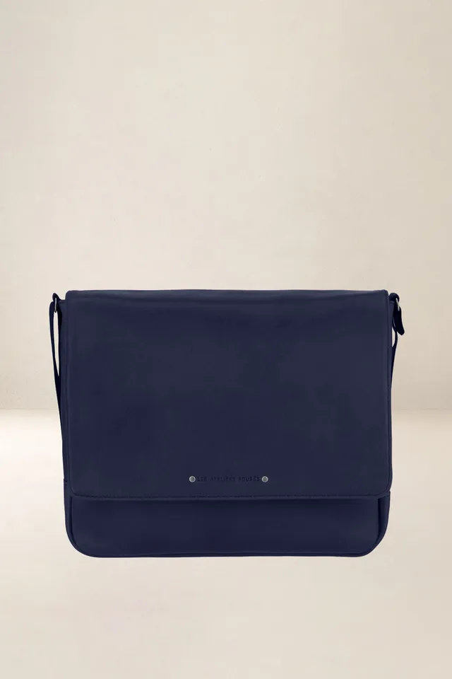 les-ateliers-four-s-pan-sac-travail-cuir-marine image 1