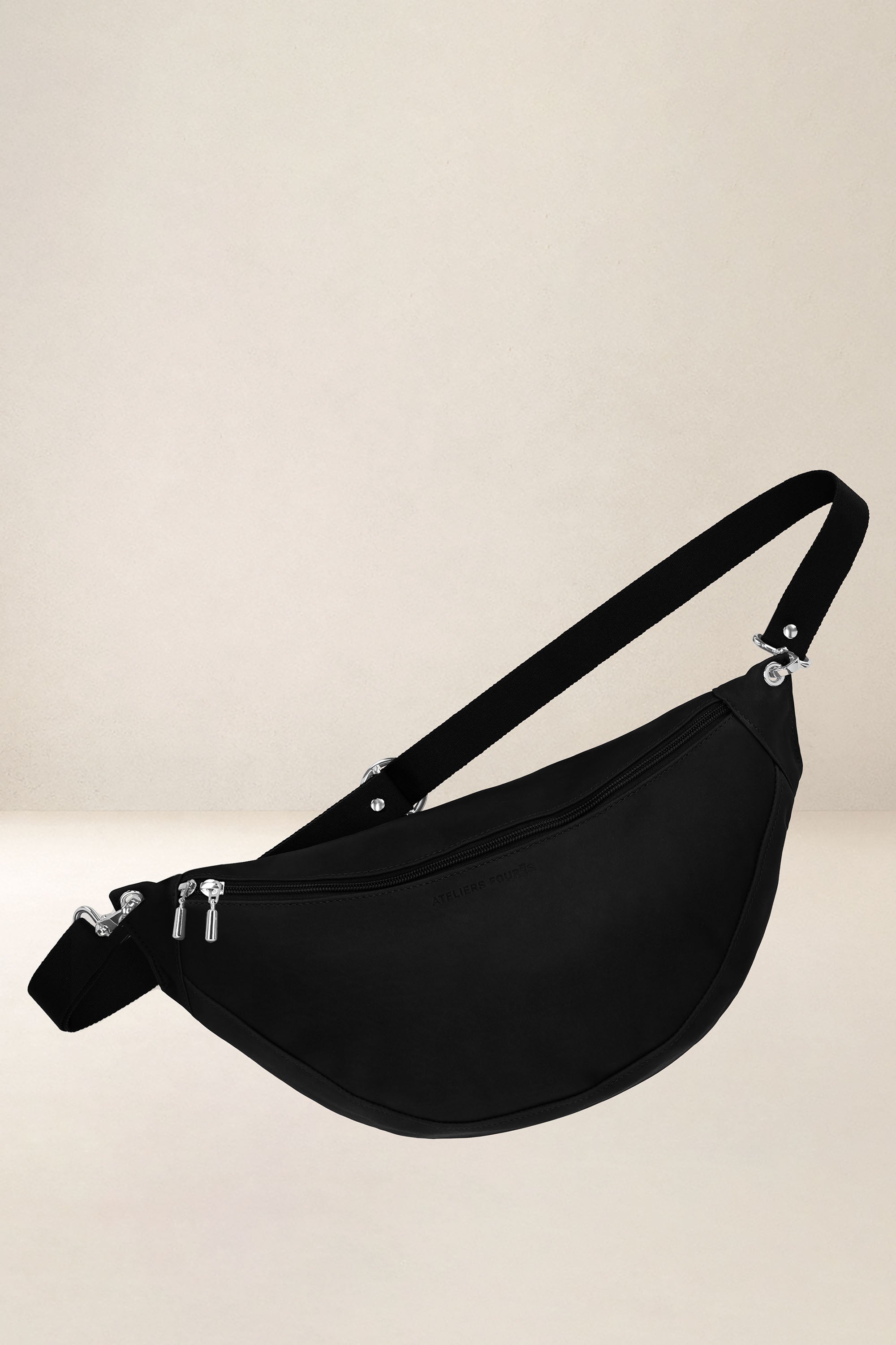 les-ateliers-four-s-atalante-sac-banane-cuir-orange-confite image 8