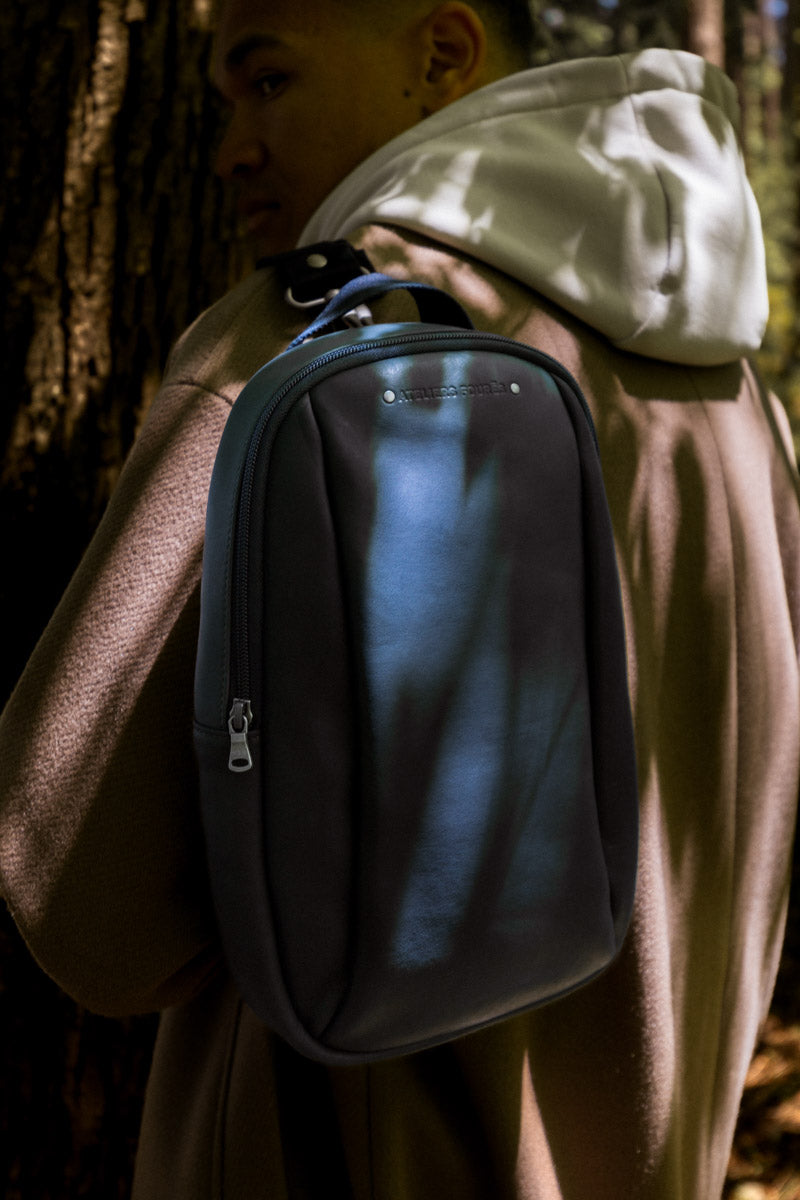 les-ateliers-four-s-ouranos-sac-dos-cuir-cognac image 2