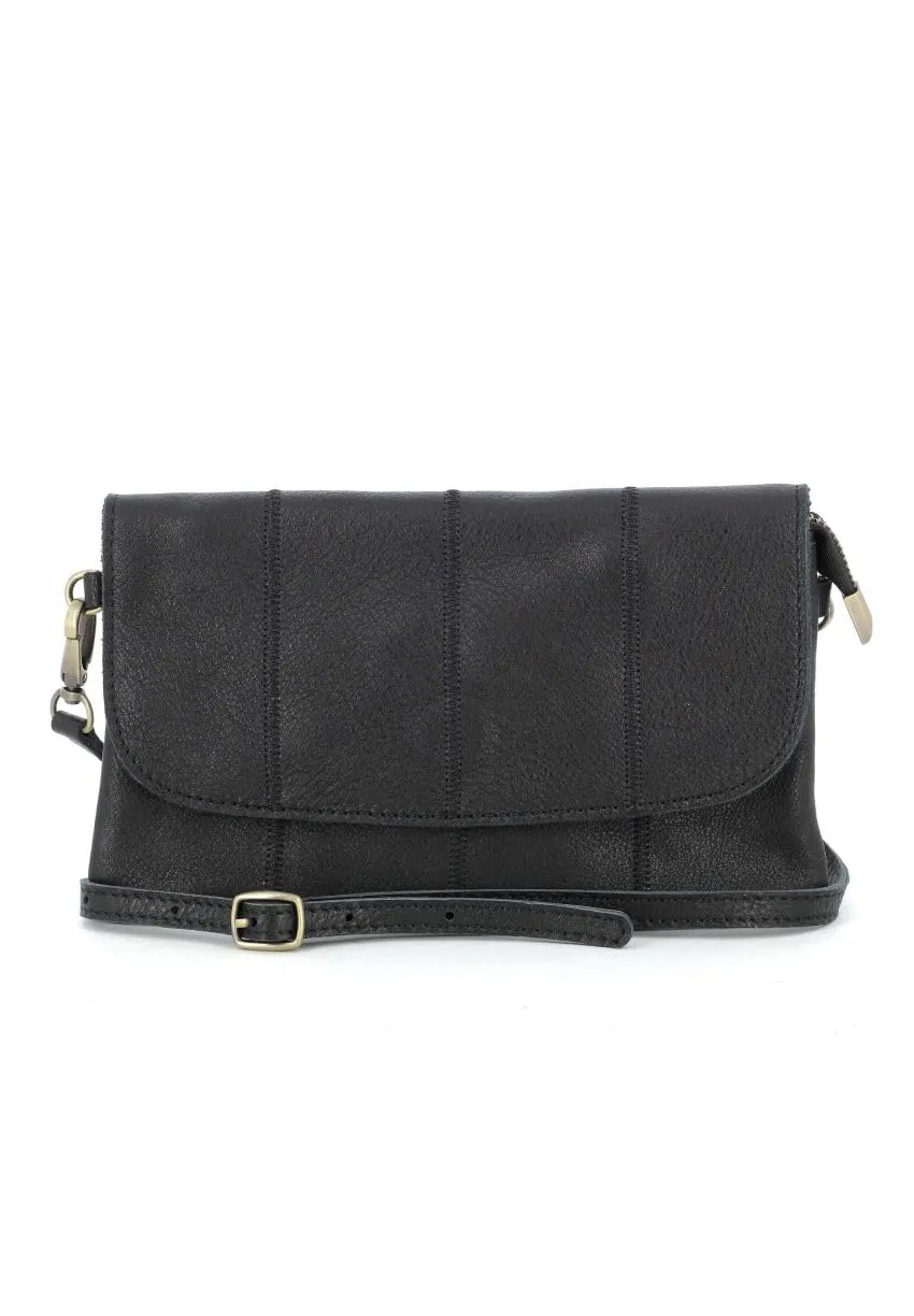 double-tree-mini-sac-bandouli-re-cuir-souple-noir-magn-tique image 1