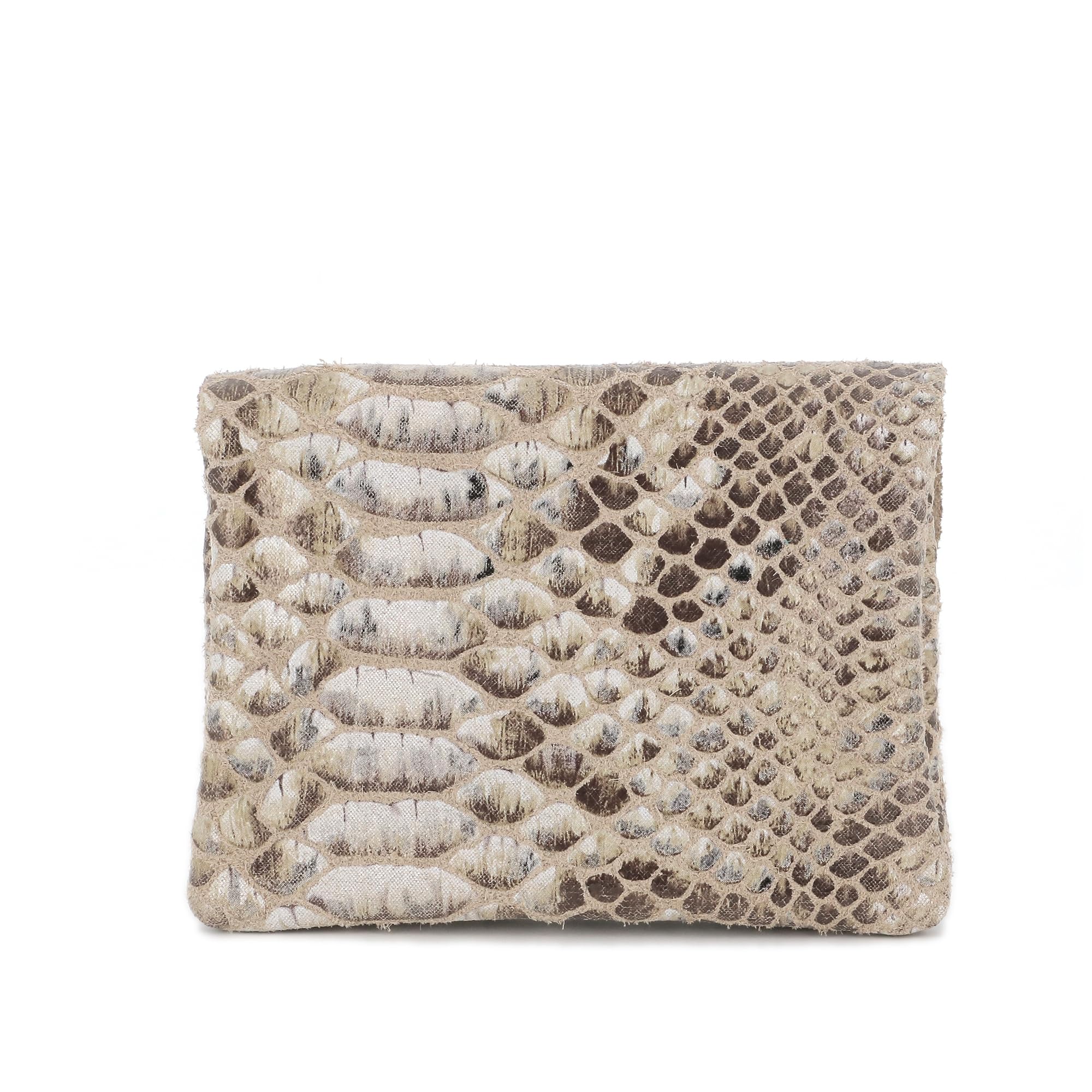 double-tree-porte-monnaie-cuir-python-portefeuille-femme-taupe image 3