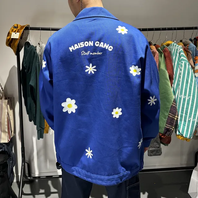 maison-gang-veste-de-travail-personnalisable-bleu-taille-m image 1