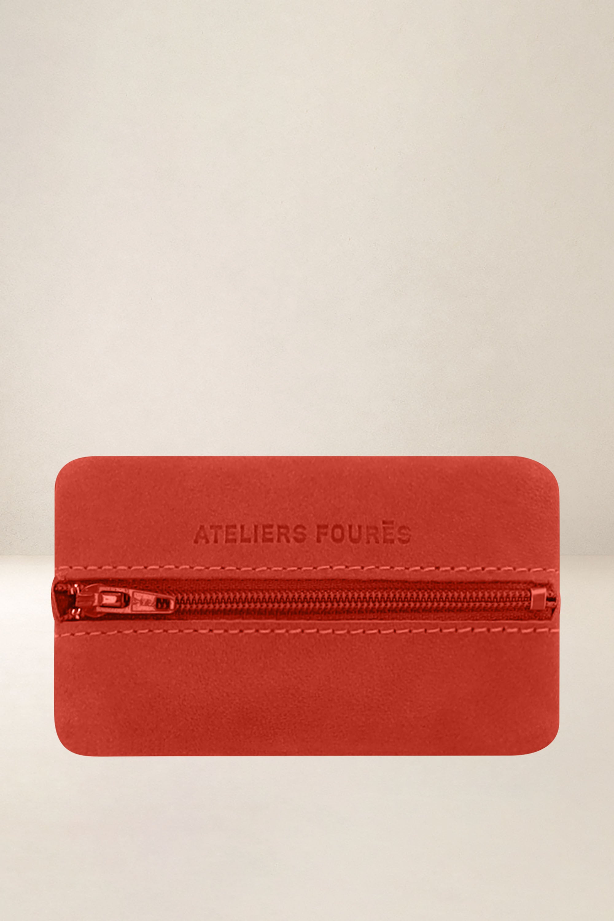 les-ateliers-four-s-hector-porte-monnaie-orange-confite-plat image 8
