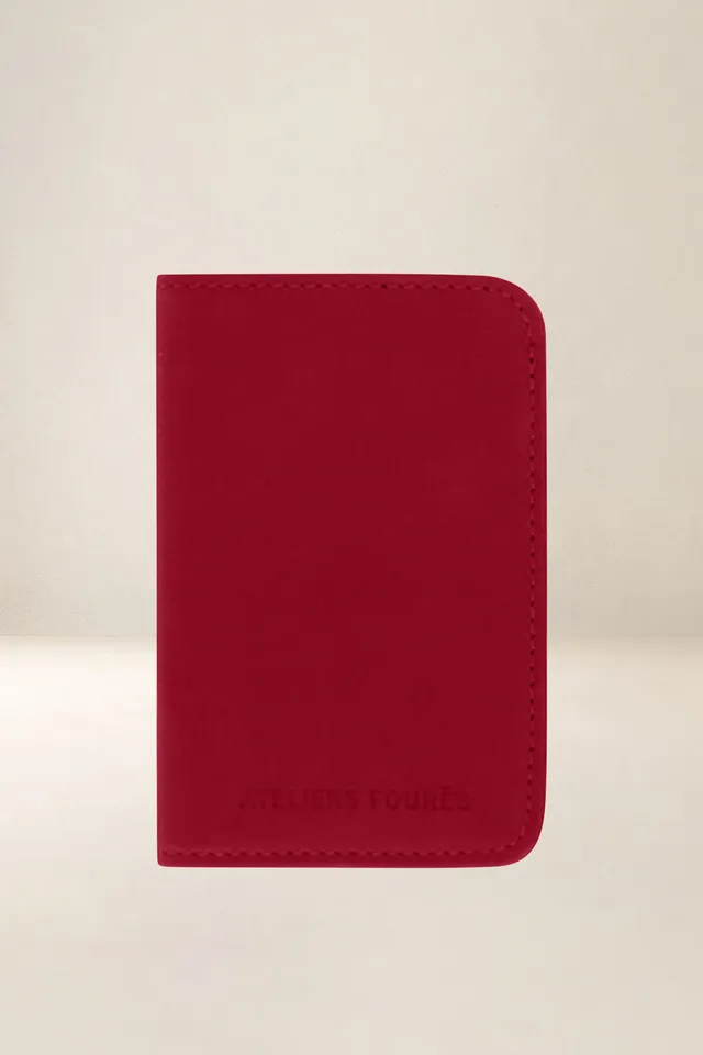 les-ateliers-four-s-astr-e-porte-cartes-rfid-orange-confite image 1