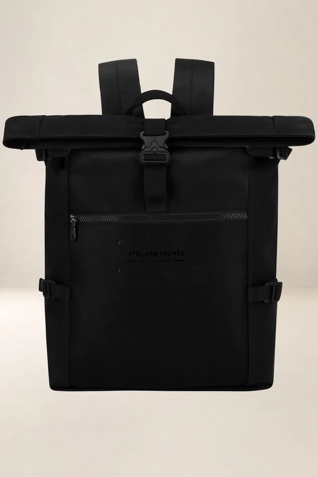 les-ateliers-four-s-aristote-sac-dos-voyage-kaki image 1