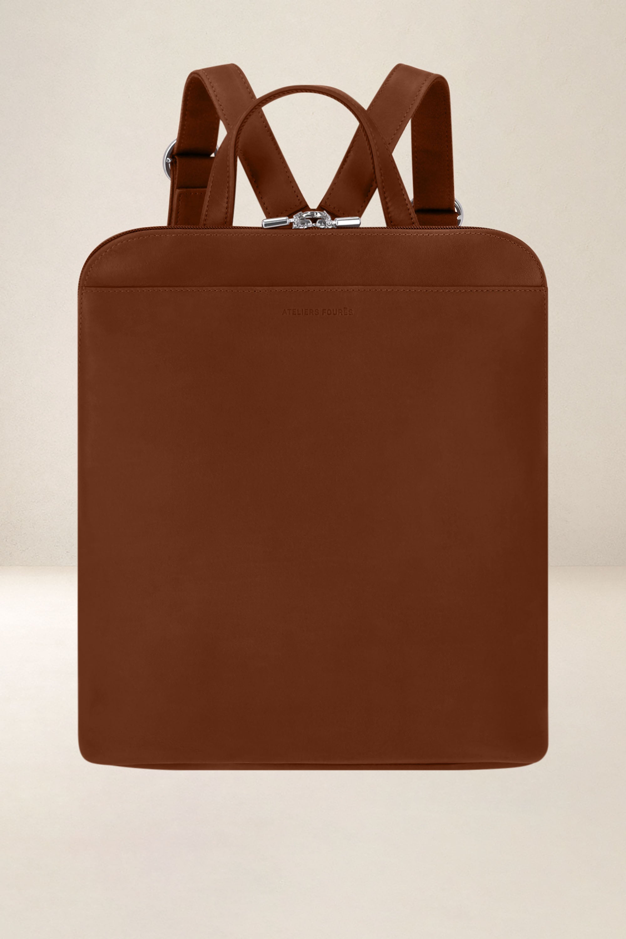les-ateliers-four-s-androm-de-sac-dos-cuir-fauve image 2