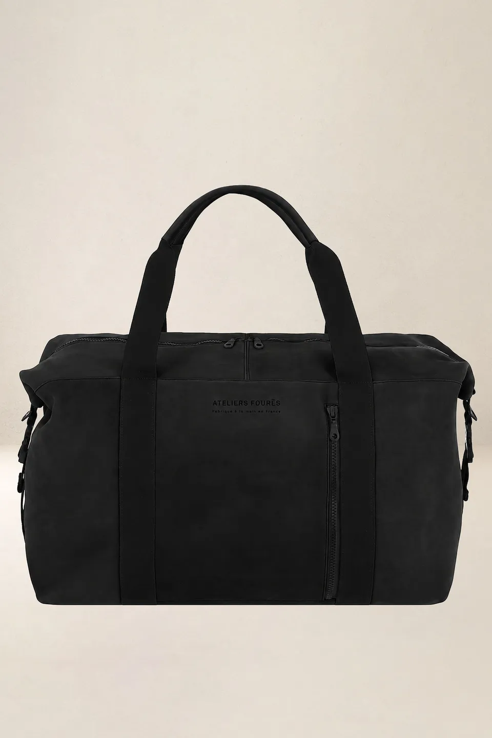les-ateliers-four-s-socrate-sac-voyage-kaki-cuir-lwg image 1