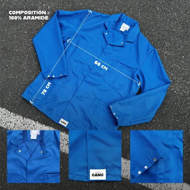 maison-gang-vestes-de-travail-italie-coeur-rouge-veste-bleue-tu image 1