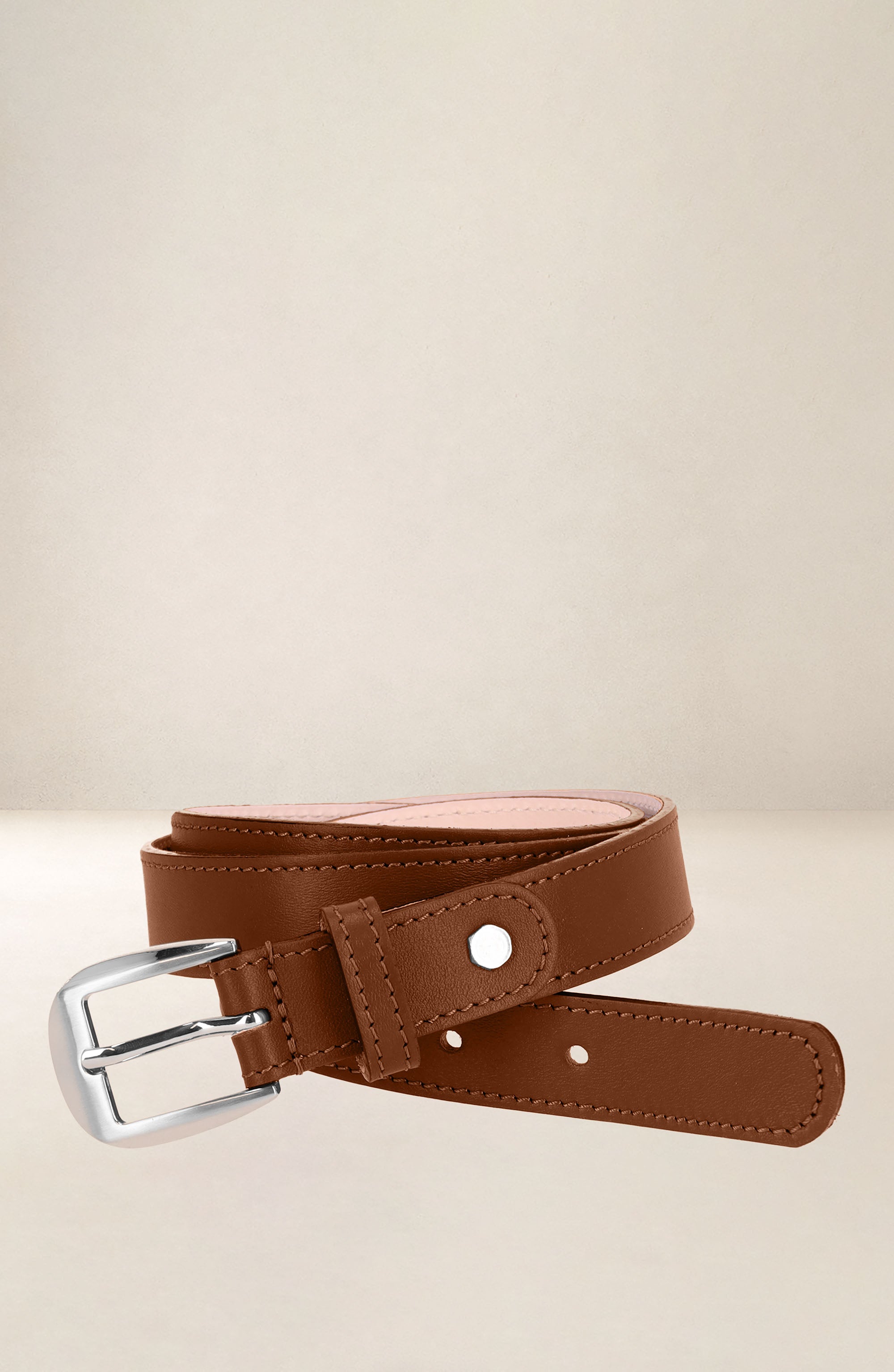 les-ateliers-four-s-jasmin-ceinture-cuir-femme-blanc image 3