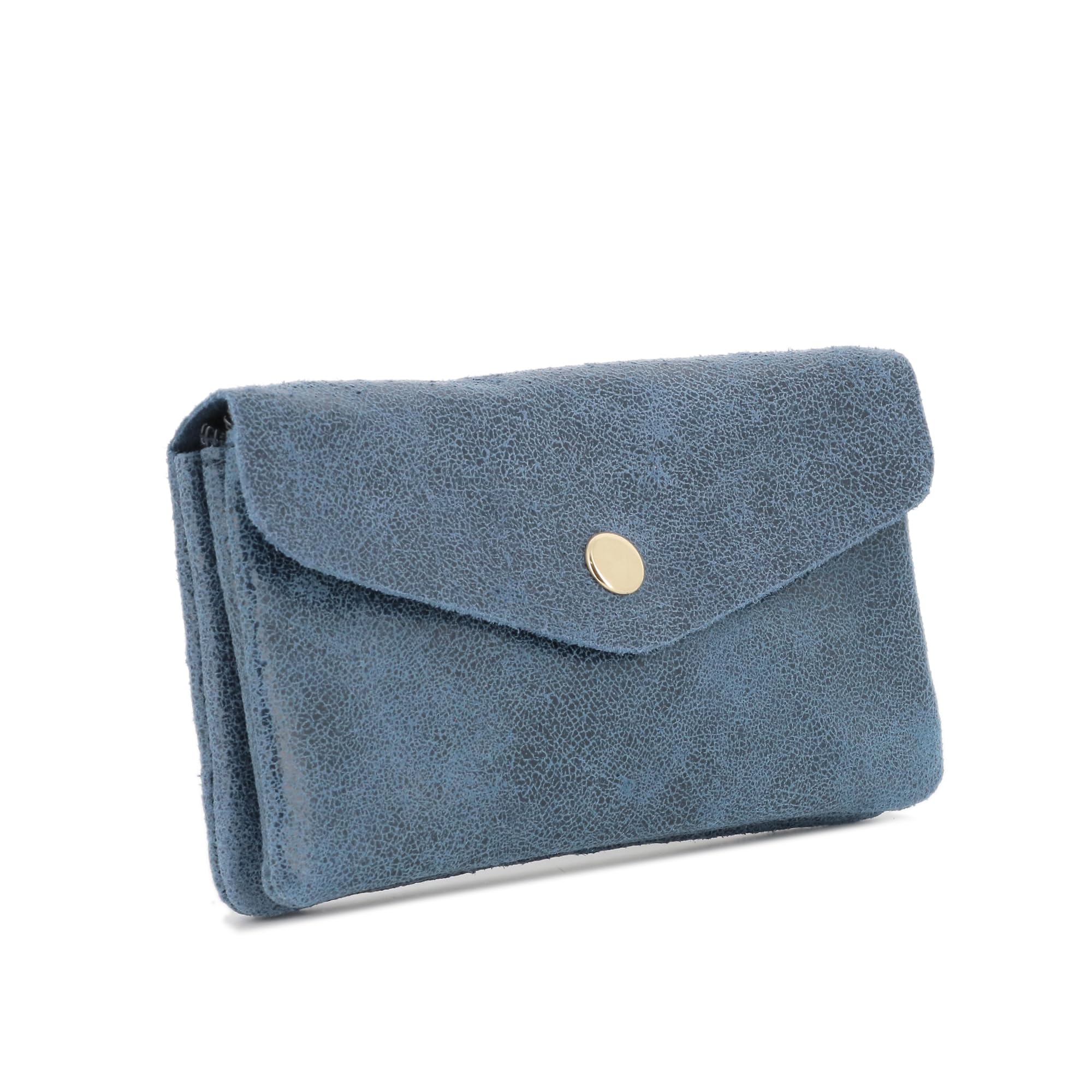 double-tree-porte-monnaie-cuir-bleu-marine-grain-mi-long image 2