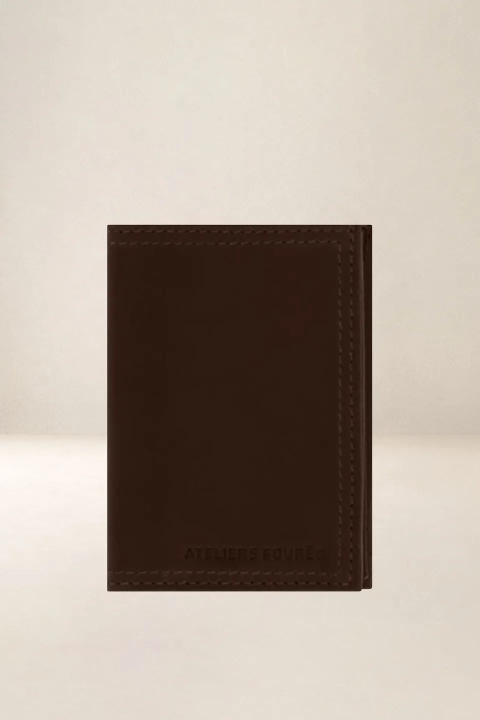 les-ateliers-four-s-platon-portefeuille-cuir-orange-compact image 1