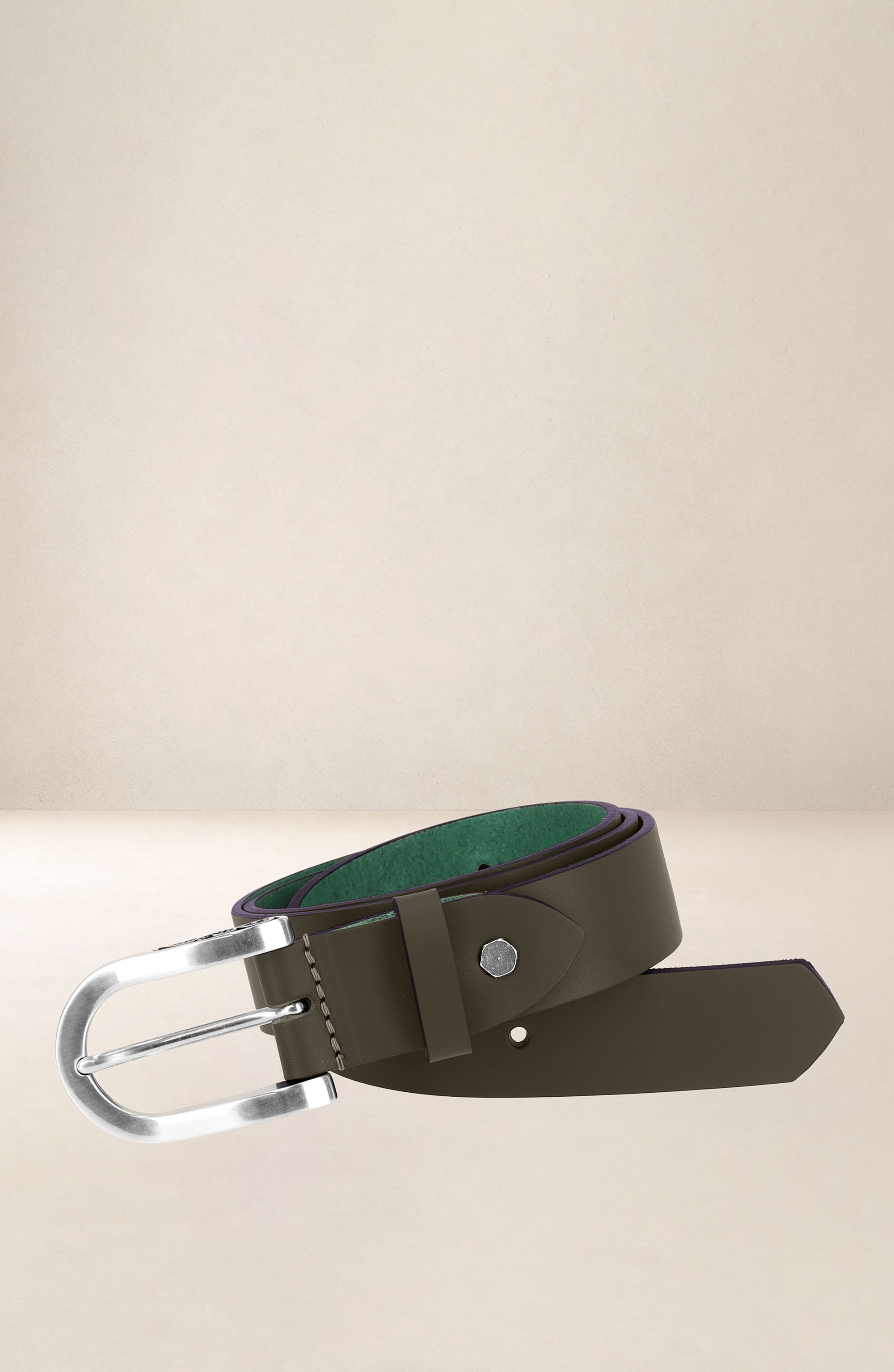 les-ateliers-four-s-aub-pine-ceinture-femme-cuir-kaki-90-cm image 1