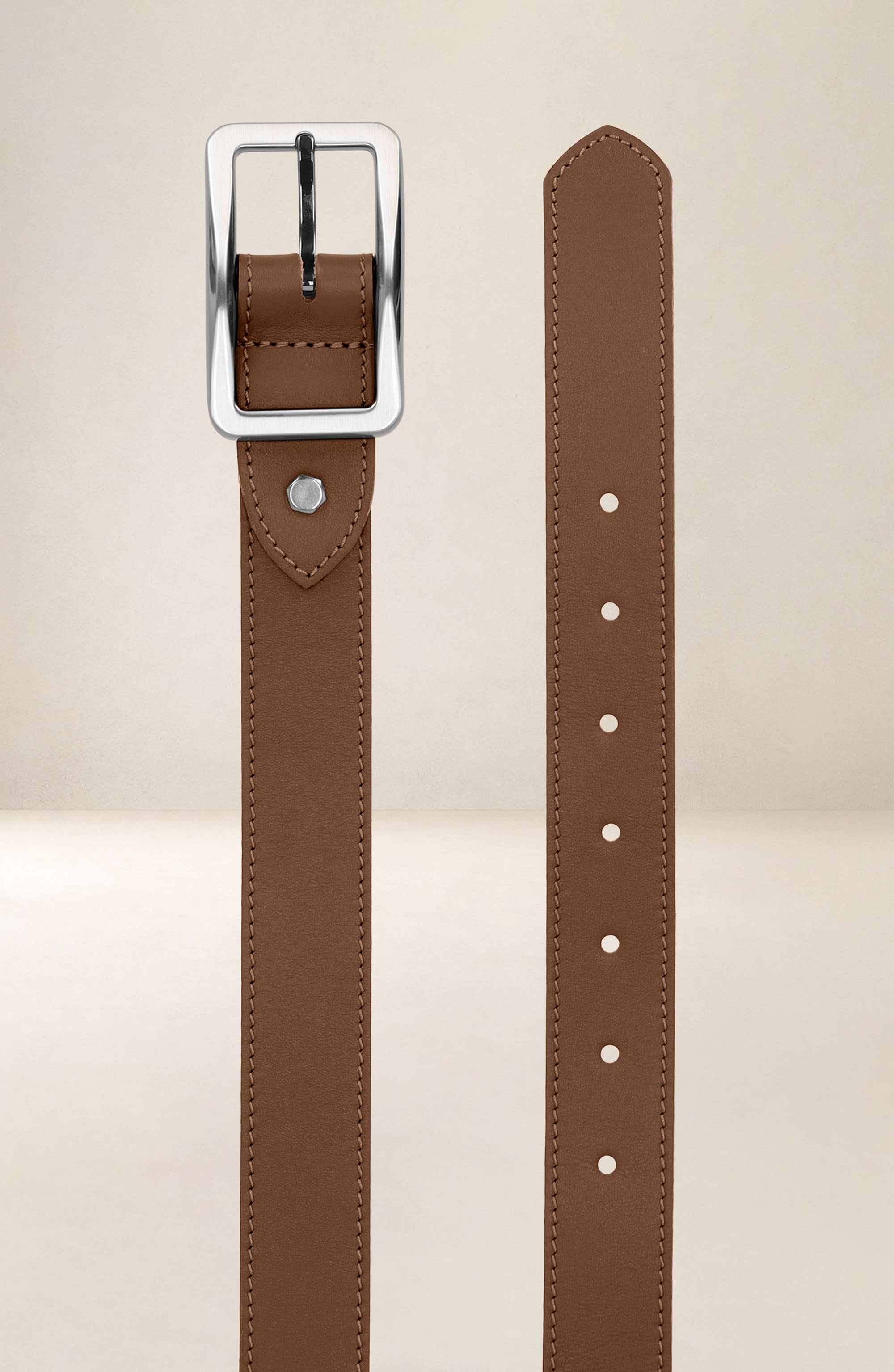les-ateliers-four-s-pivoine-ceinture-femme-cuir-marron-90-cm image 8