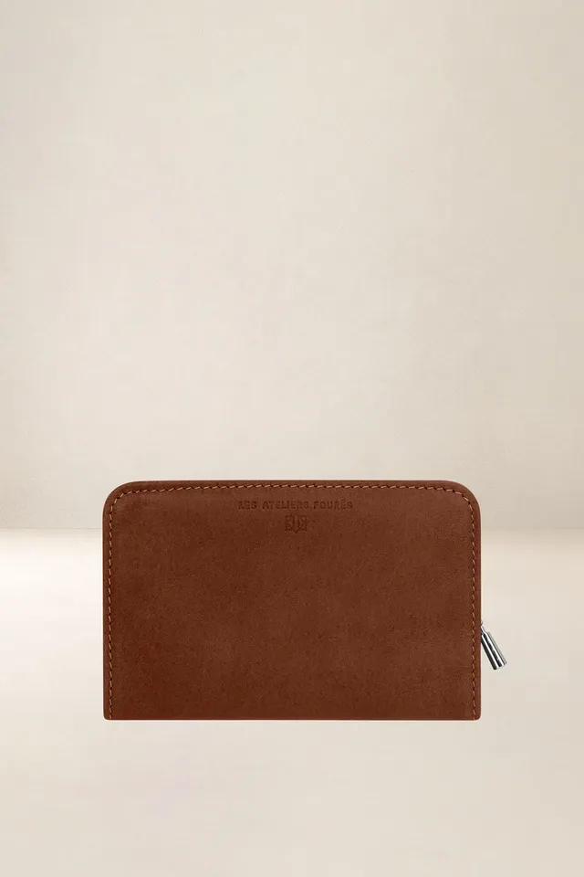 les-ateliers-four-s-n-r-des-portefeuille-cuir-fauve image 1