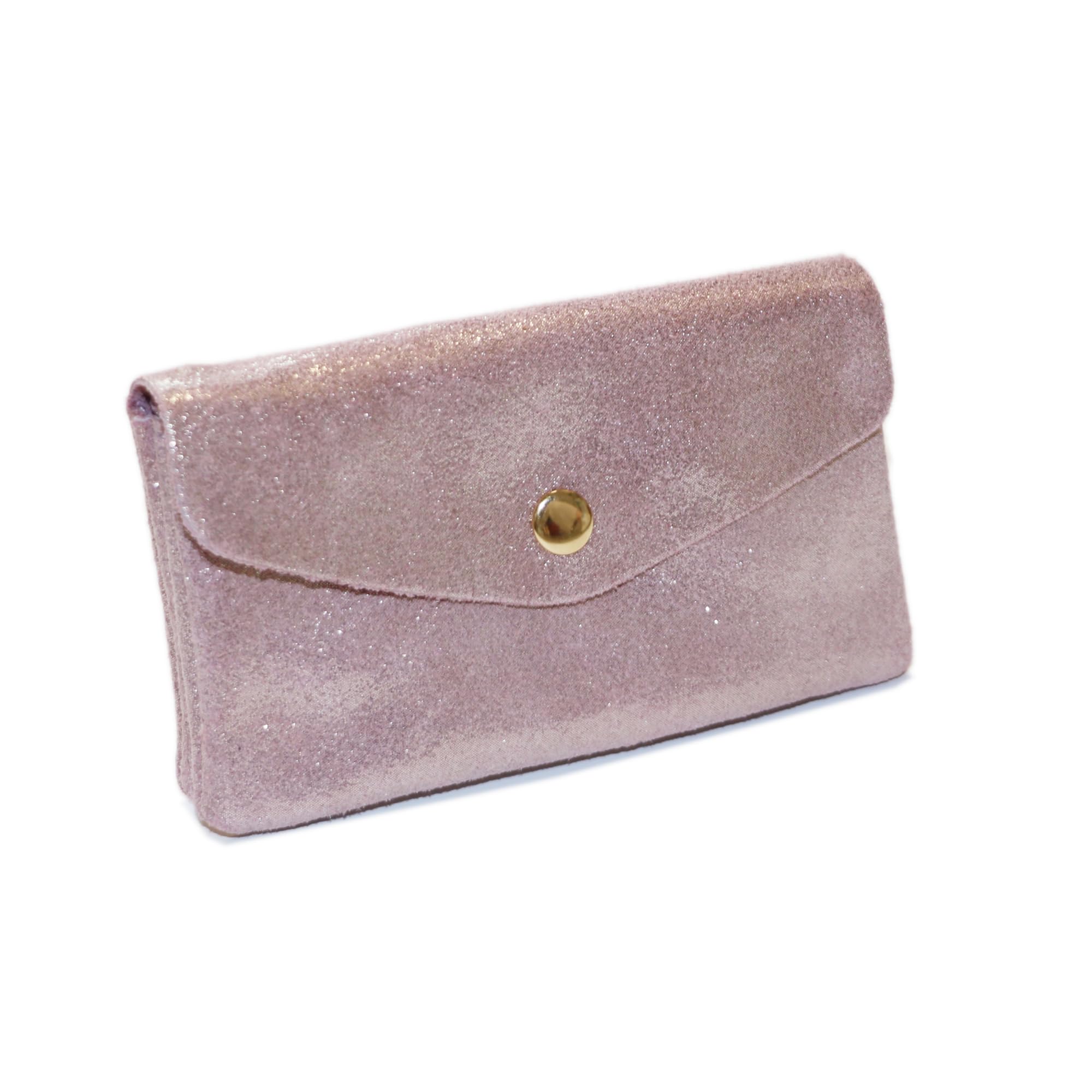 double-tree-portefeuille-cuir-daim-iris-rose-mi-long-zip image 2