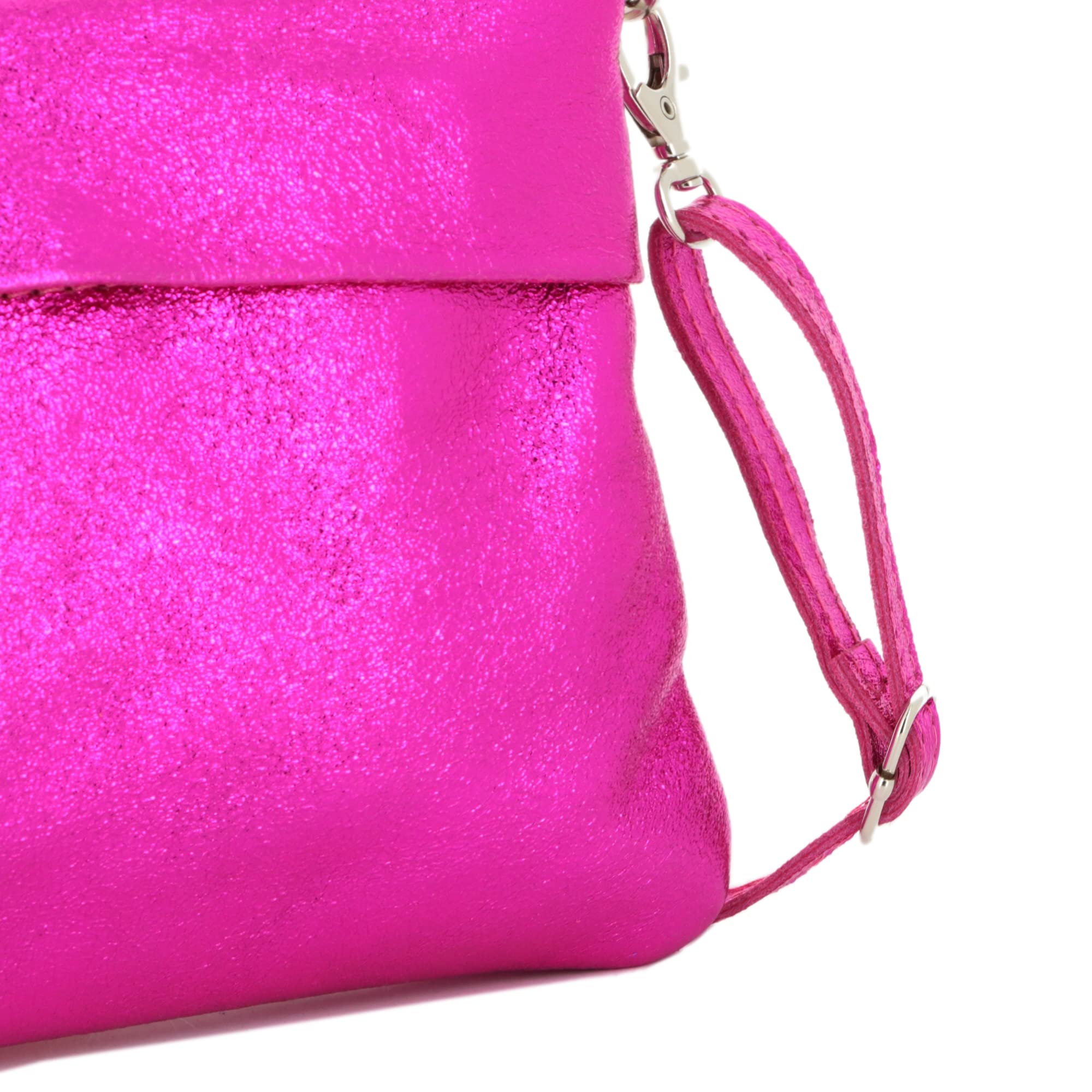 double-tree-petit-sac-bandouli-re-cuir-iris-fuchsia-soir-e image 5