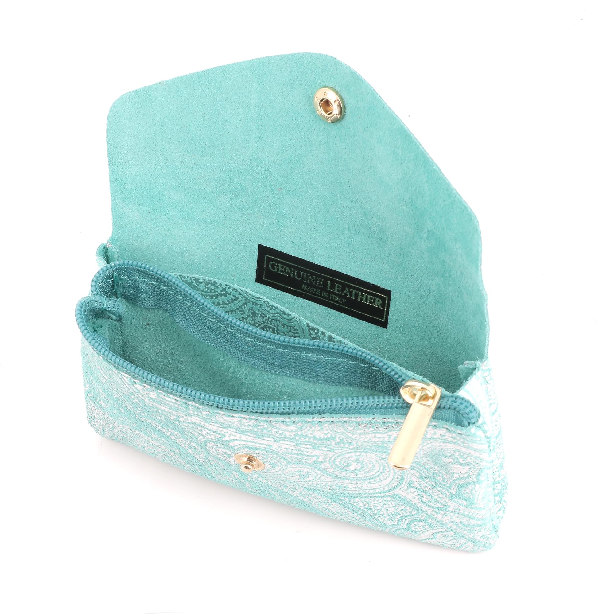 double-tree-porte-monnaie-cuir-turquoise-baroque-m-tallis-mi-long image 5