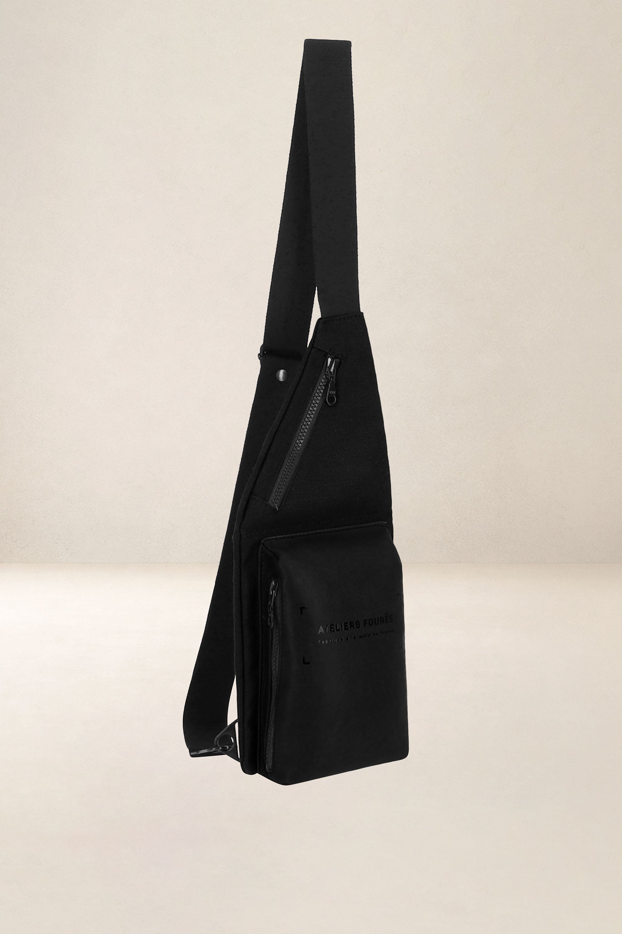 les-ateliers-four-s-aristote-holster-homme-kaki-toile-cuir image 4