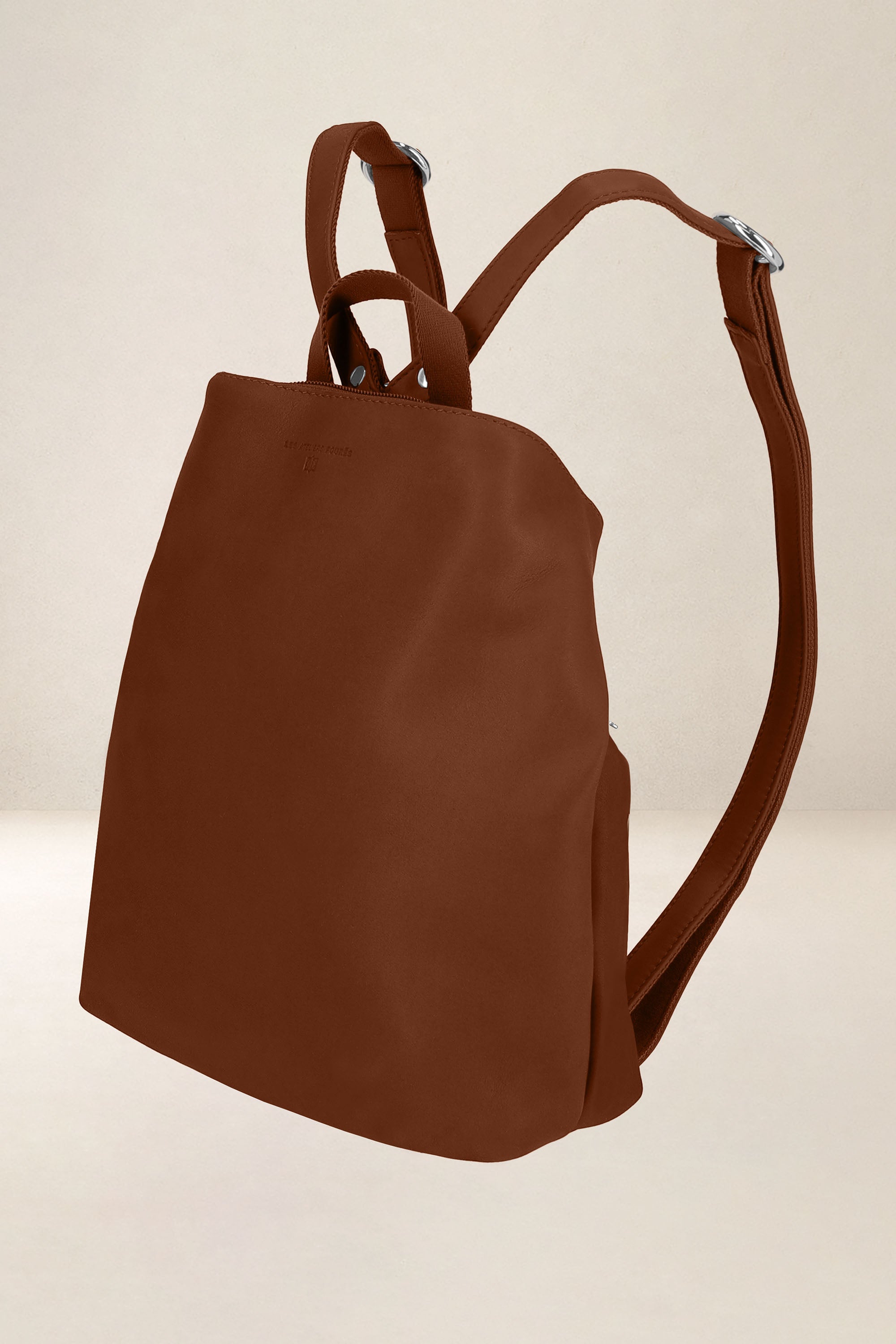 les-ateliers-four-s-psych-sac-dos-cuir-fauve image 3